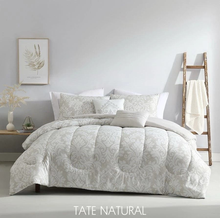 Set Edredón Tate Natural 5 pzas