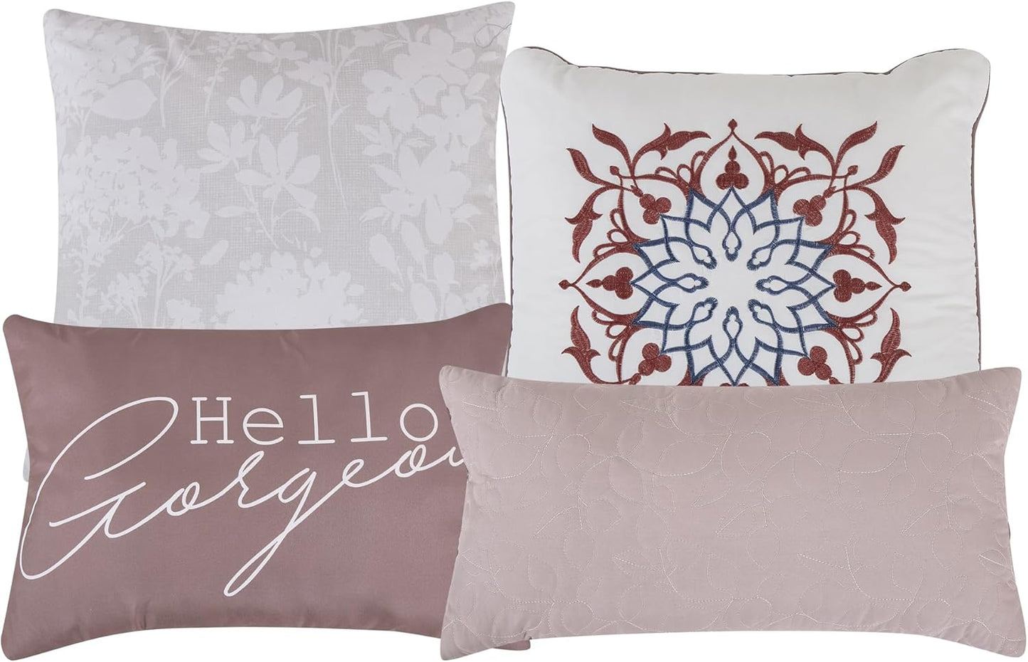Set Edredón Esca Floral 7 pzas