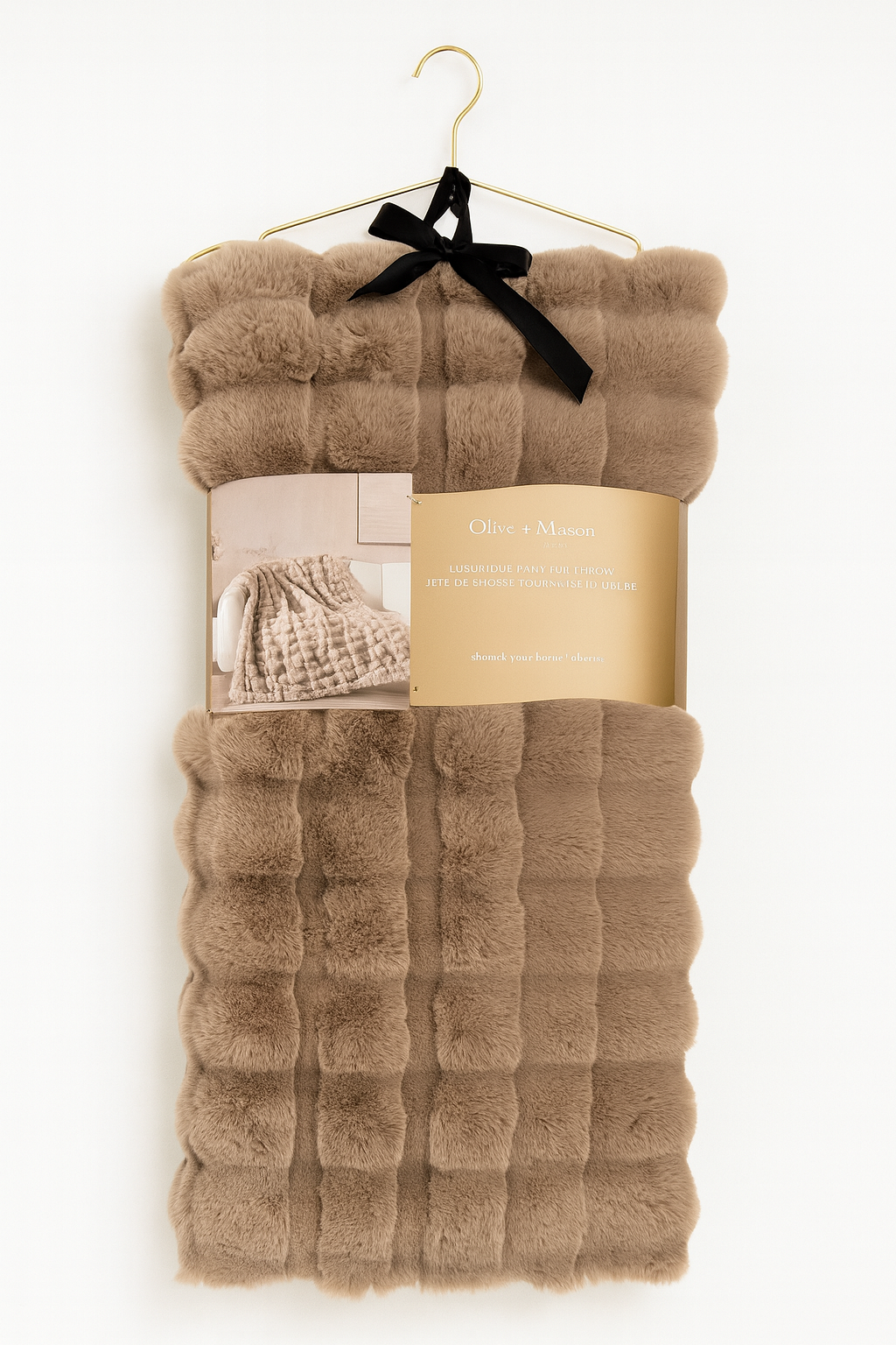 Manta Faux Fur Yogi Extra Gruesa