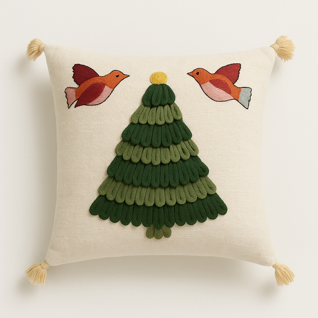 Cojín Navideño Pino Opal House