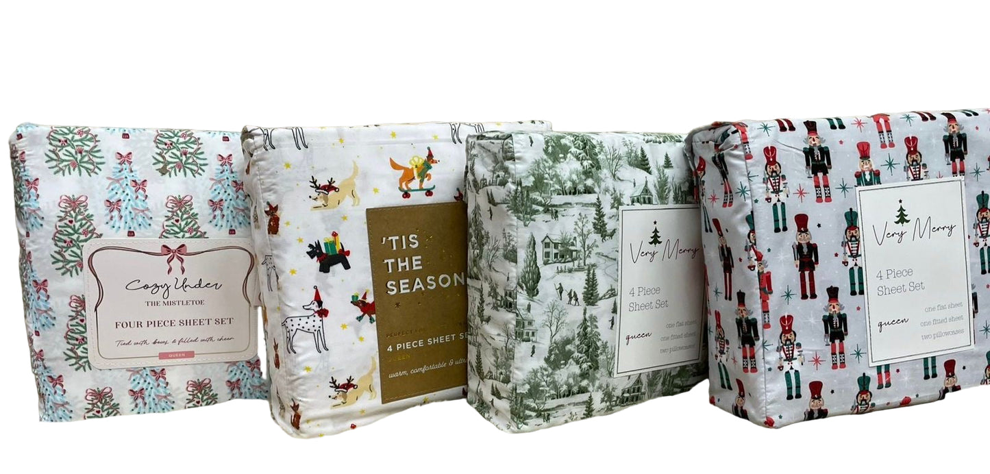 Set de Sábanas Navideñas