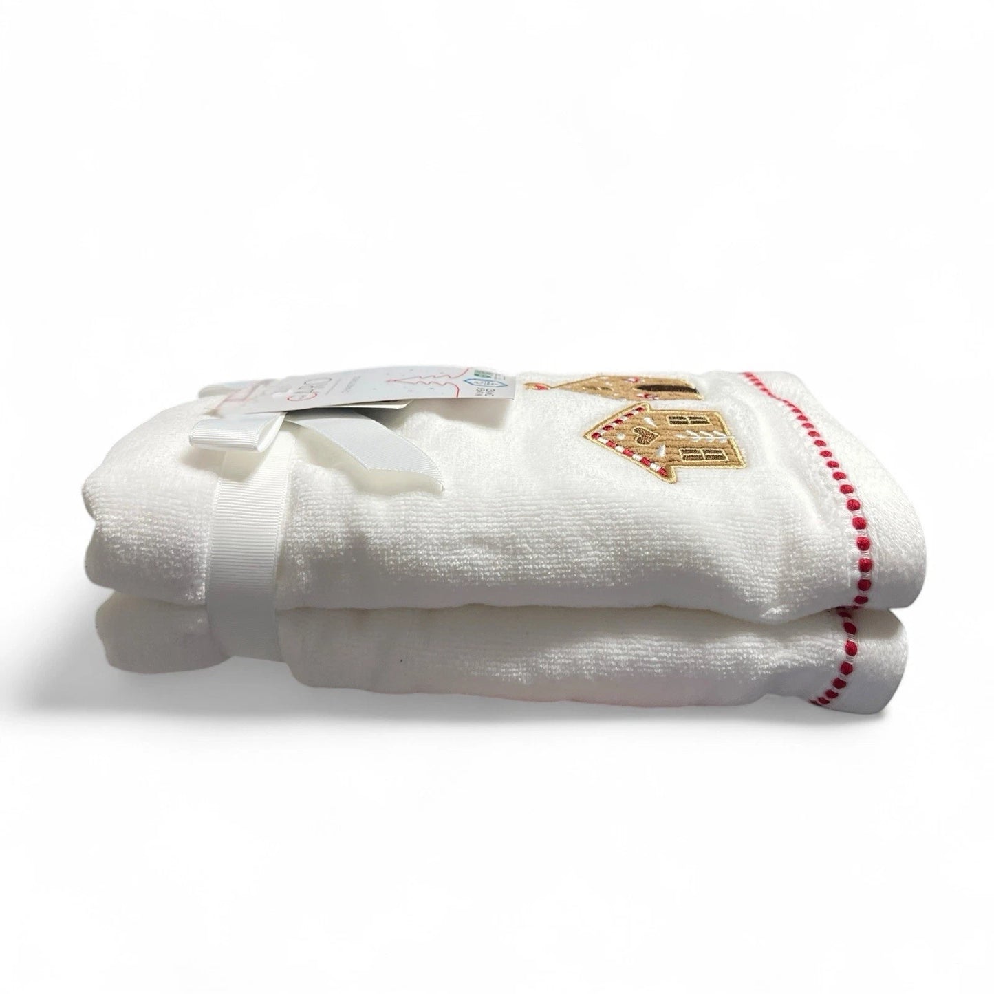 Toalla Manos Navidad Casa Galleta Set 2 Piezas