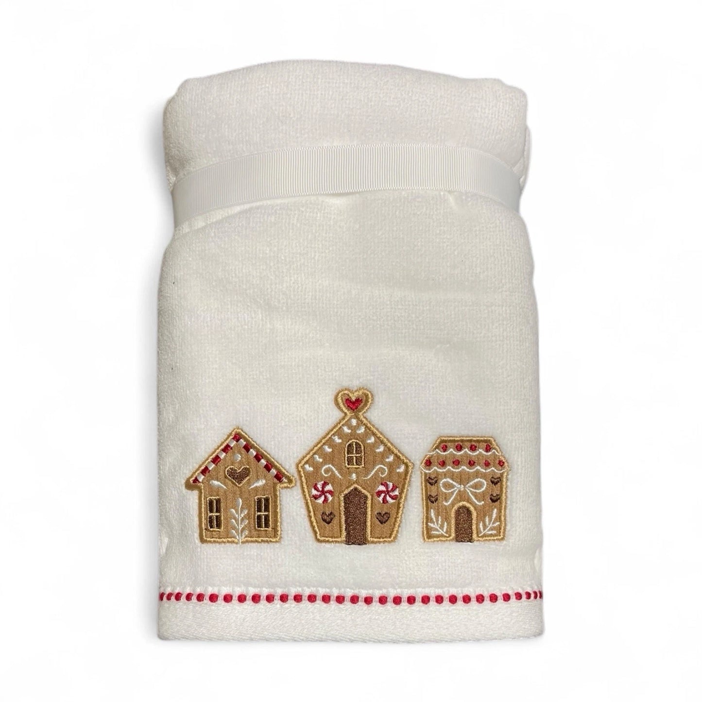 Toalla Manos Navidad Casa Galleta Set 2 Piezas
