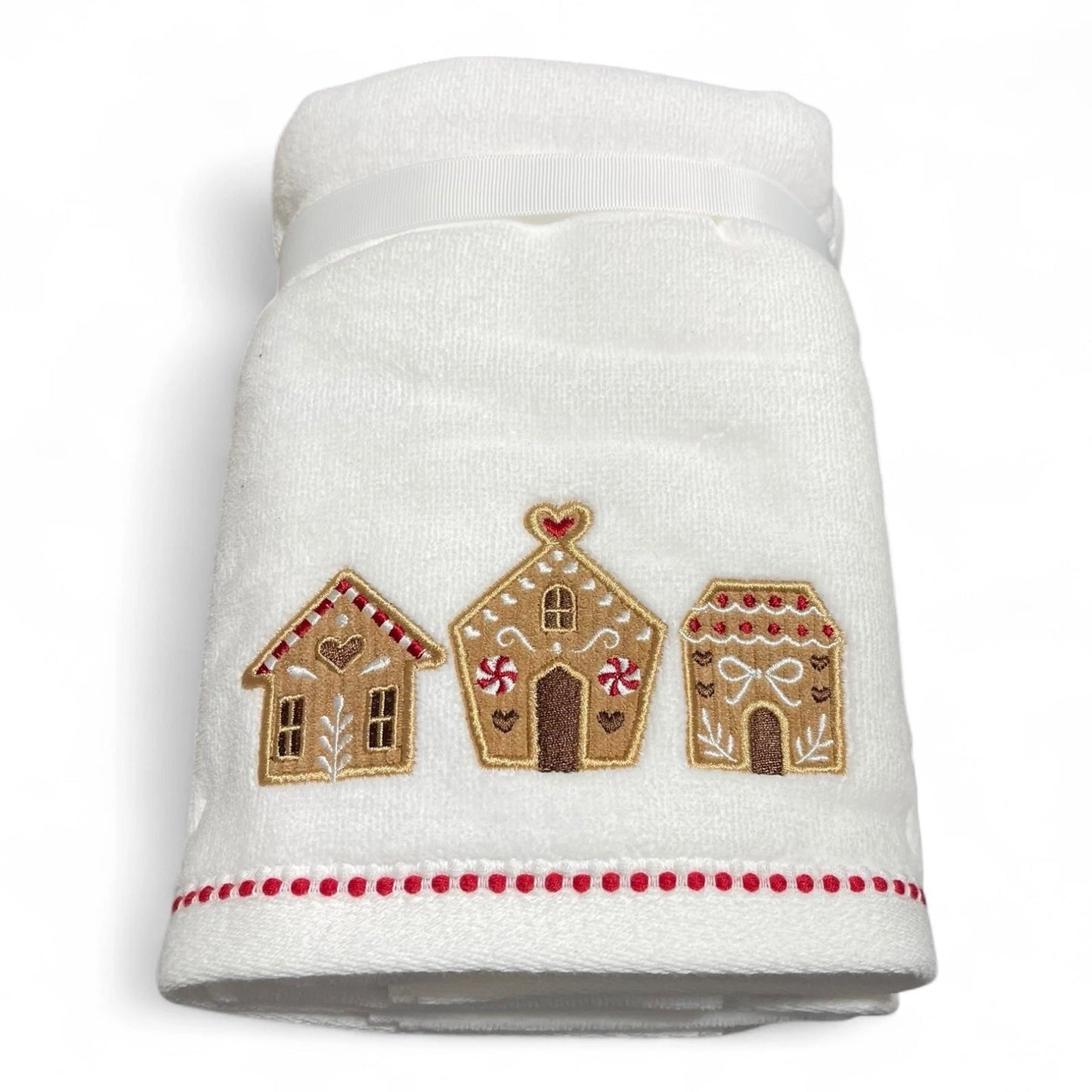 Toalla Manos Navidad Casa Galleta Set 2 Piezas