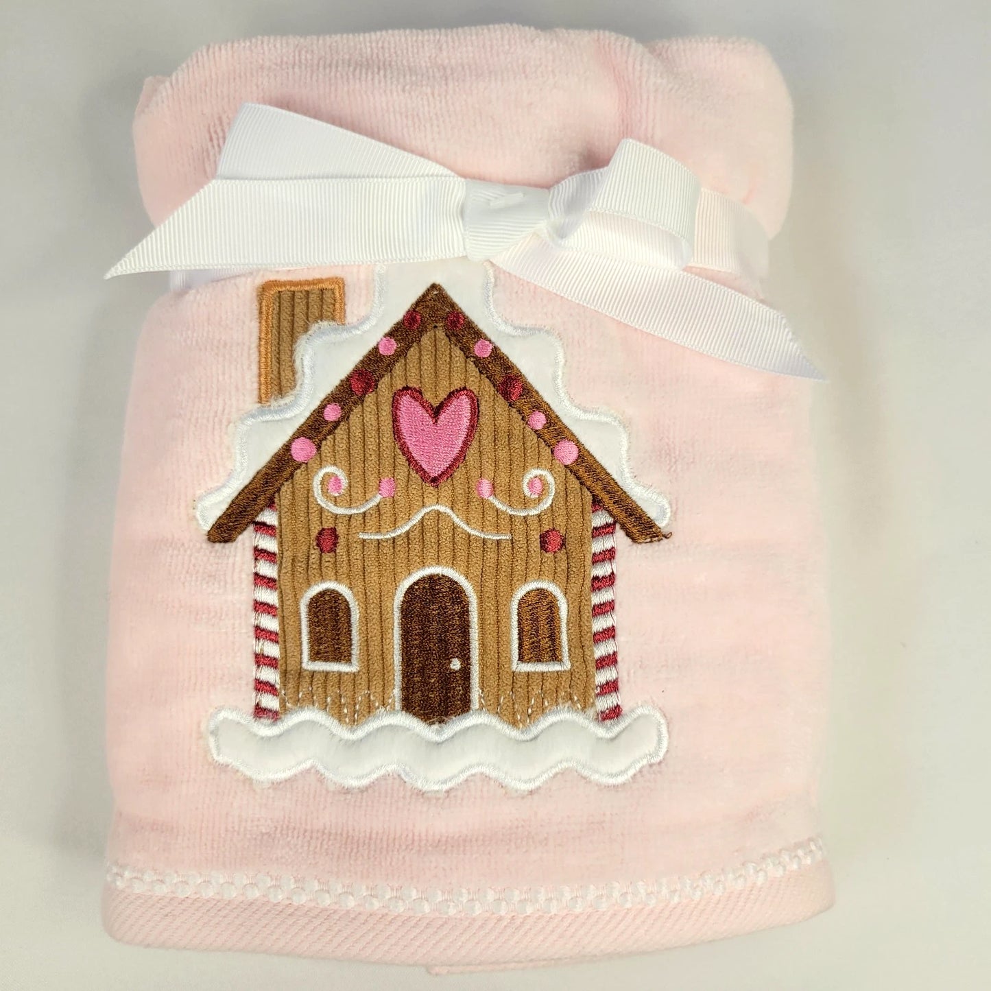 Toalla Manos Navidad Casa Rosa Set 2 Piezas