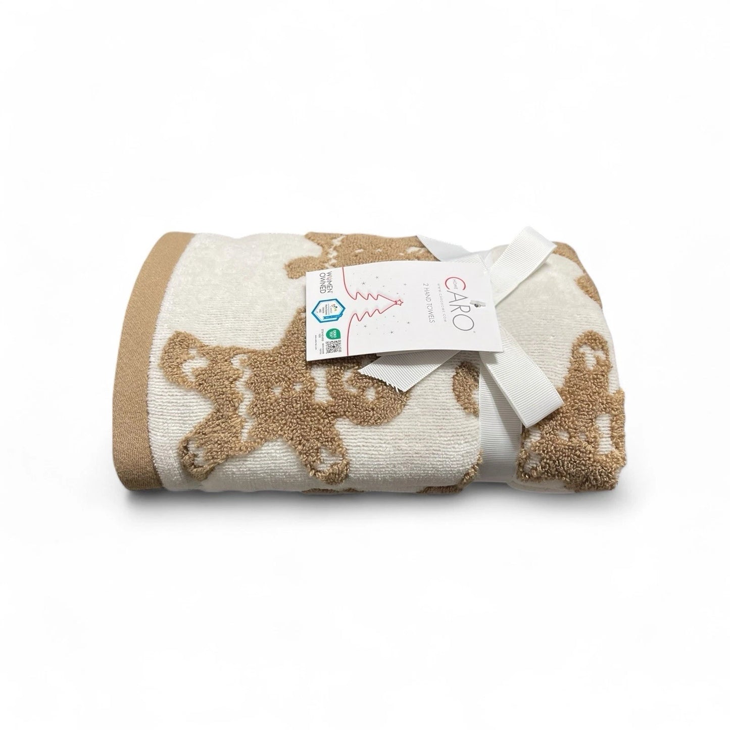 Toalla Manos Navidad Ginger Set 2 Piezas