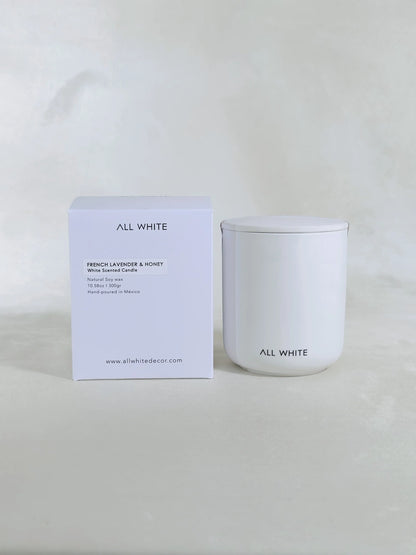 Vela Aromática Cerámica Blanco All White 500 gr