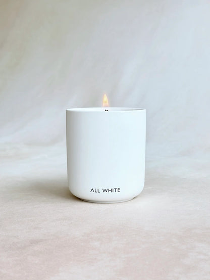 Vela Aromática Cerámica Blanco All White 500 gr