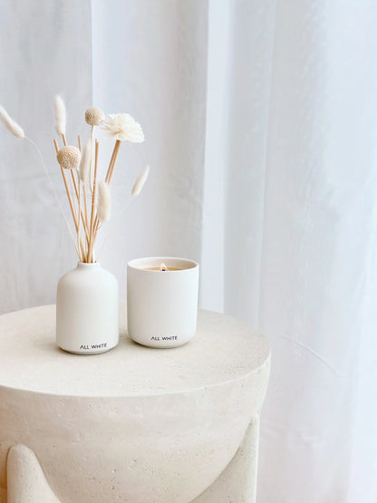 Vela Aromática Cerámica Blanco All White 500 gr