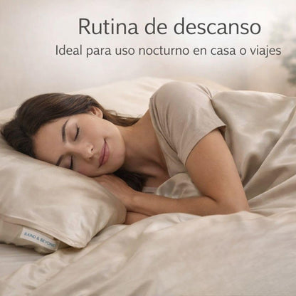 Fundas Almohada Satin Con Antifaz y Scrunchie