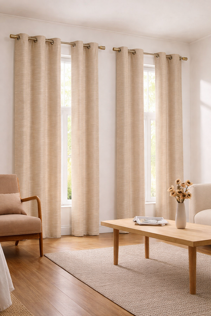 Set Cortinas Lino Blackout