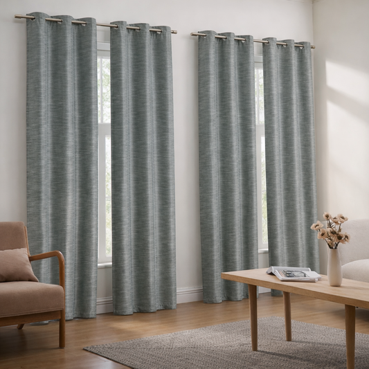 Set Cortinas Lino Blackout