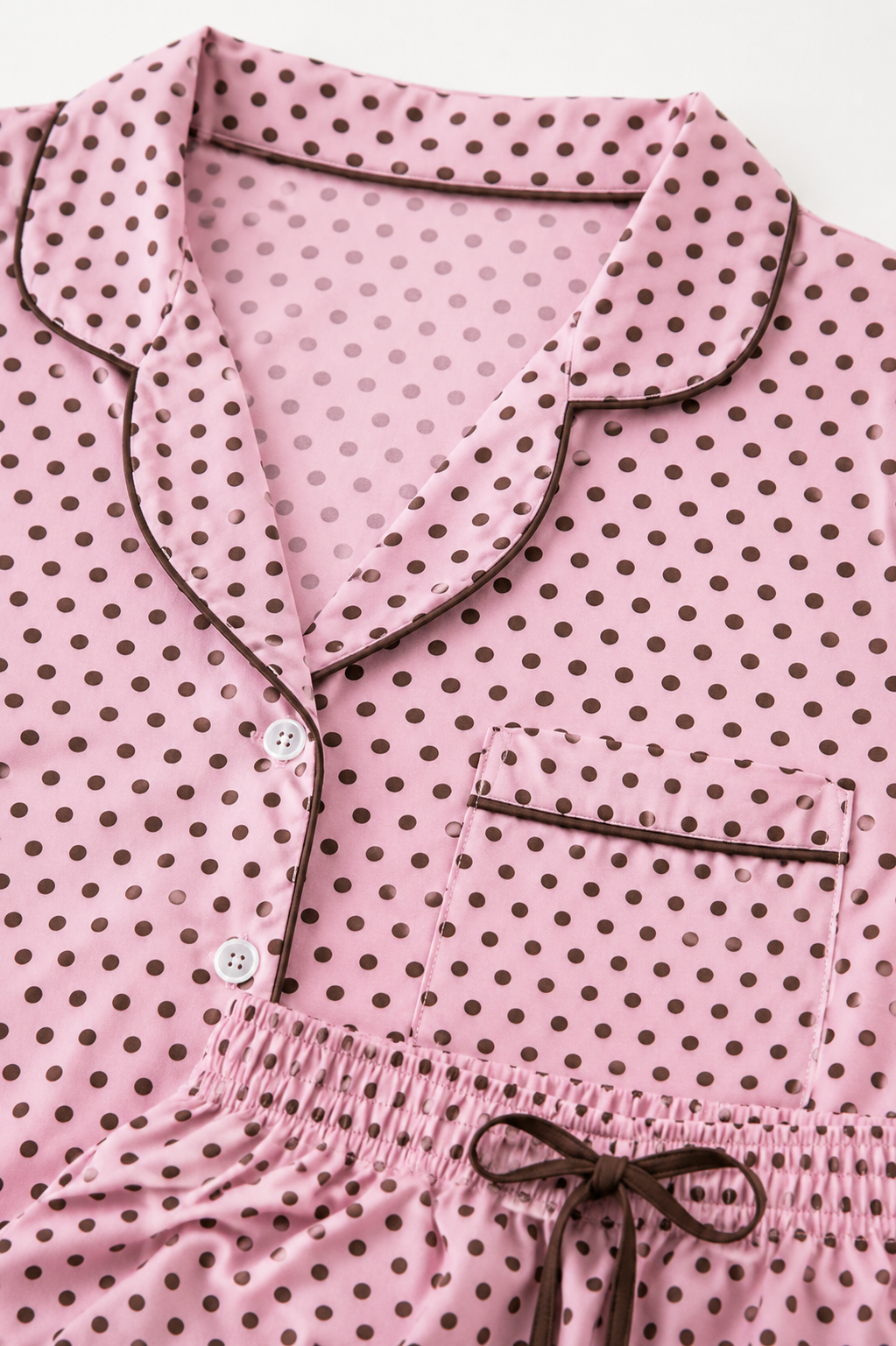 Pijama Mujer Dots Café