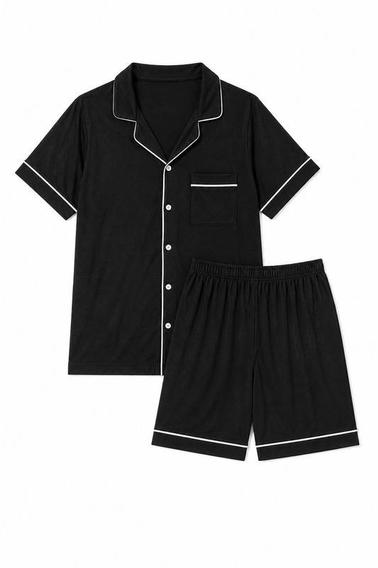 Pijama Hombre Negro