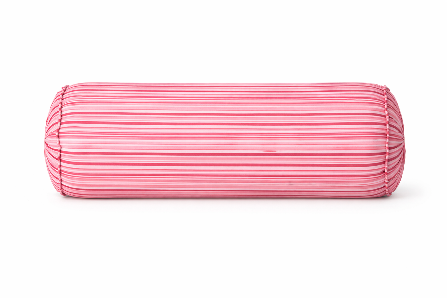 Cojín Rayas Rosa Cilindro 20 x 60
