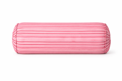 Cojín Rayas Rosa Cilindro 20 x 60