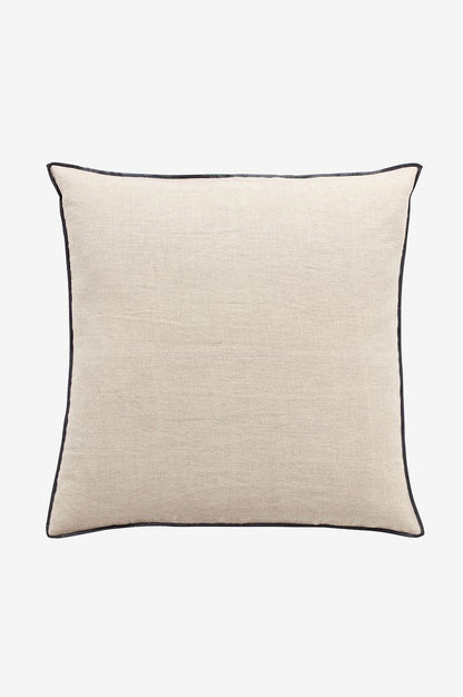Cojín Beige Contorno Negro 60 x 60