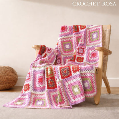 Manta Crochet Tejida a Mano