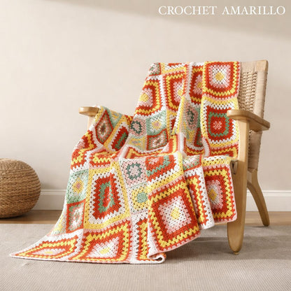 Manta Crochet Tejida a Mano