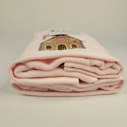 Toalla Manos Navidad Casa Rosa Set 2 Piezas