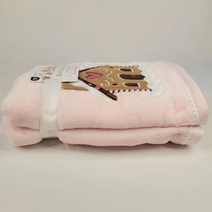 Toalla Manos Navidad Casa Rosa Set 2 Piezas